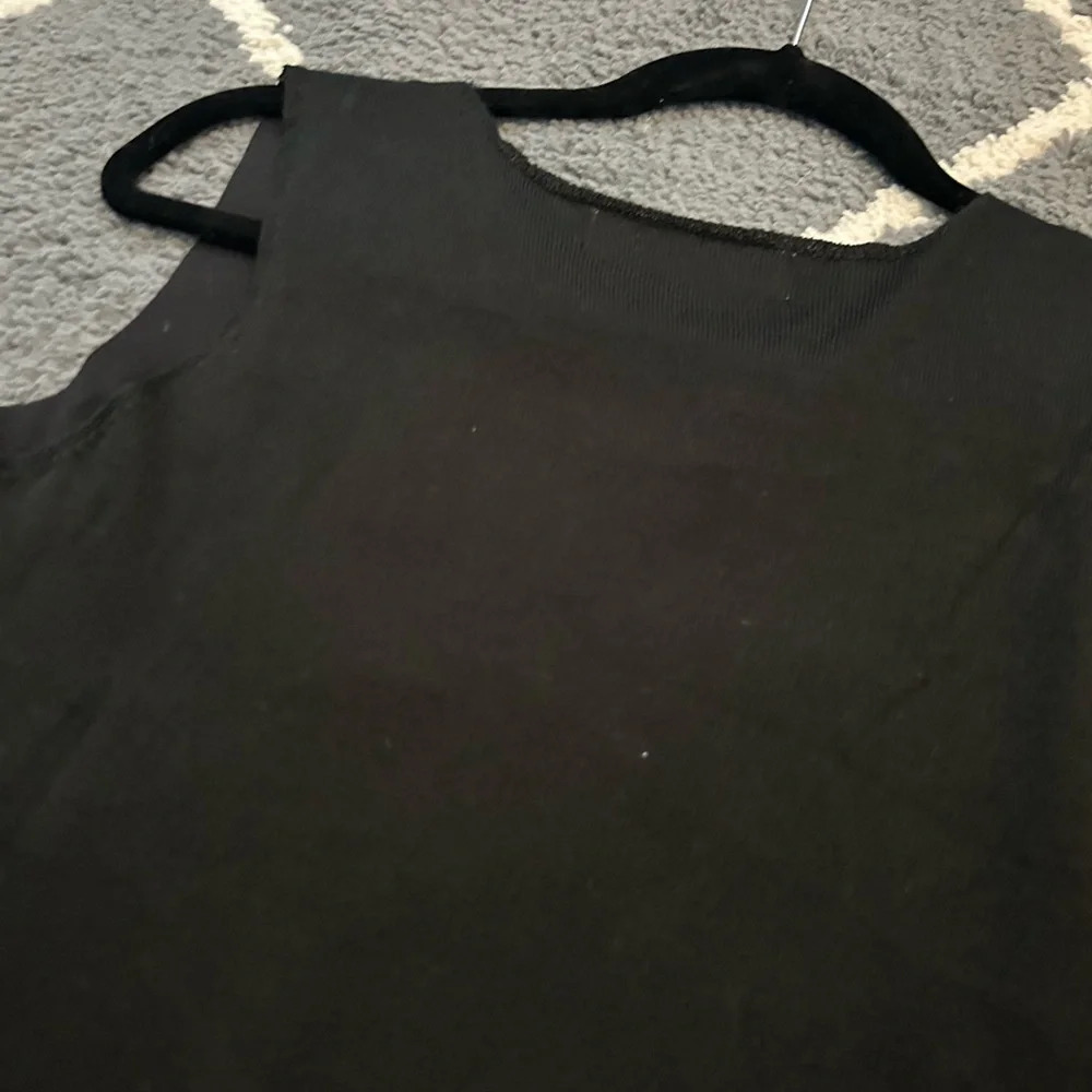 Zara Faux Leather and Knit Tank - Picture 3 of 5